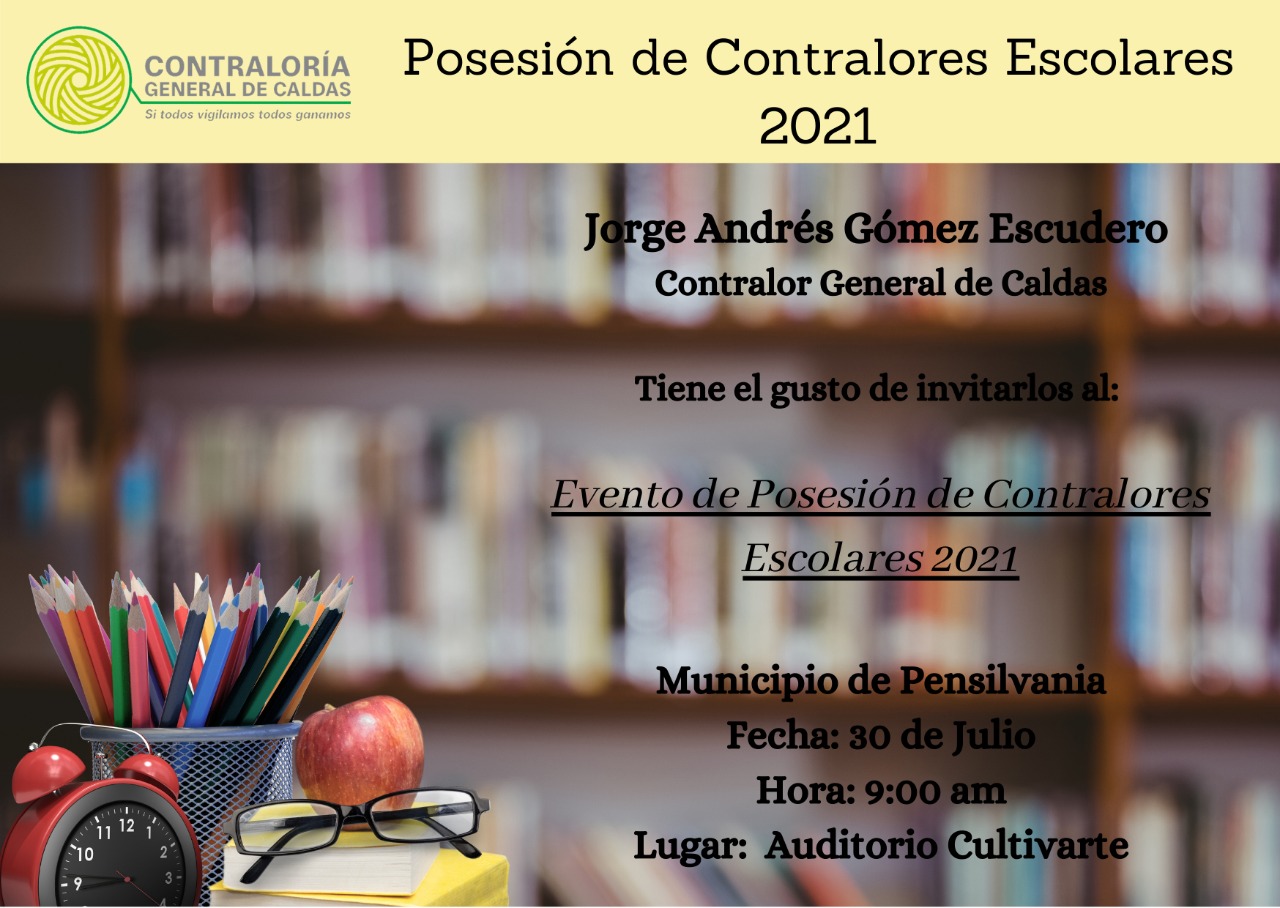 Lee más sobre el artículo Posesión Contralores Escolares 2021 en el Municipio de Pensilvania