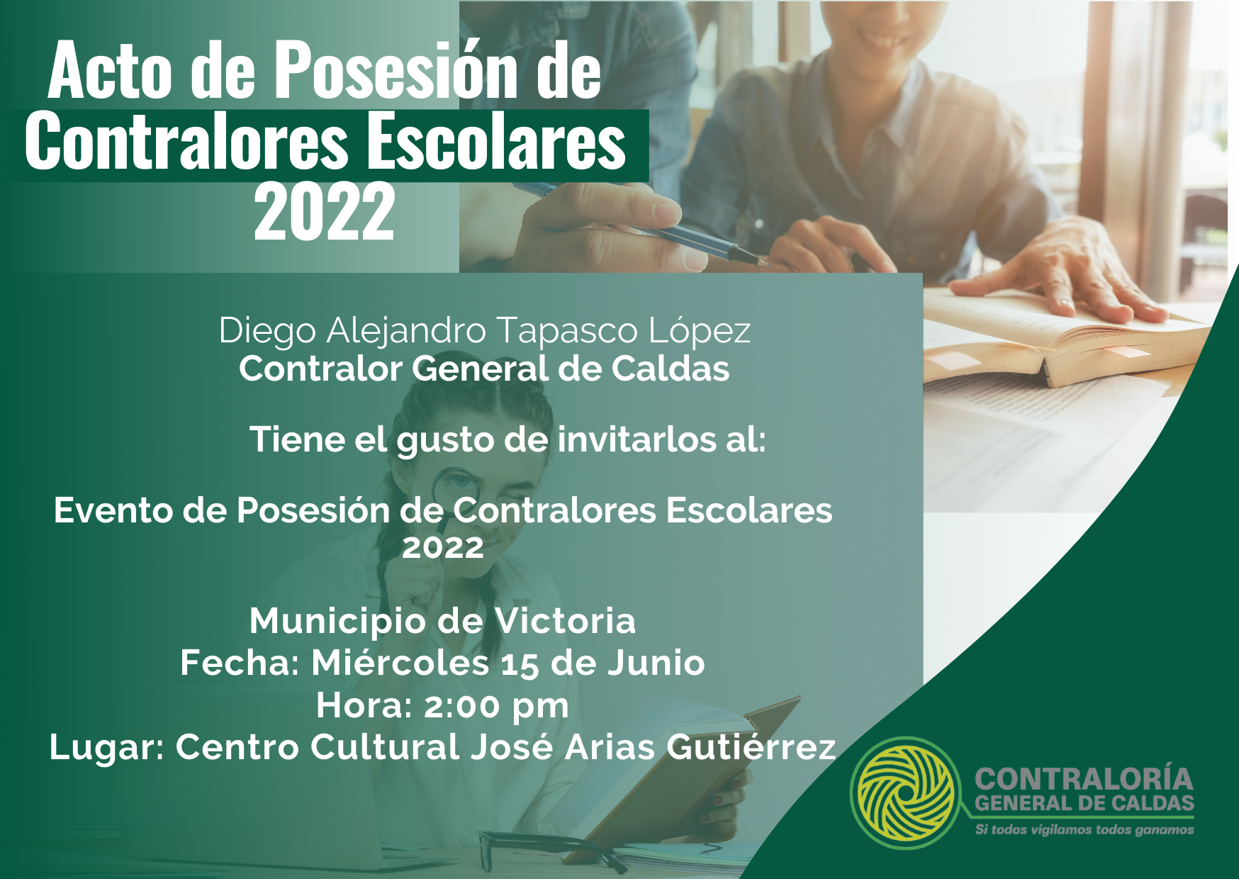 Lee más sobre el artículo Acto de Posesión de Contralores Escolares Municipio de Victoria