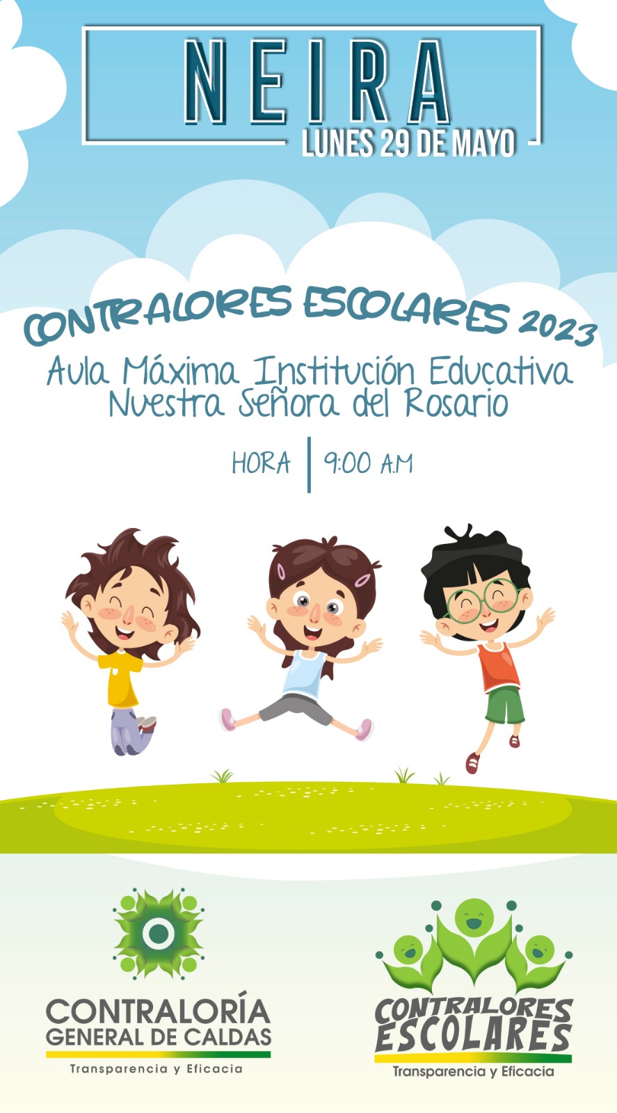 Lee más sobre el artículo Acto de posesión Contralores Escolares Municipio de Neira